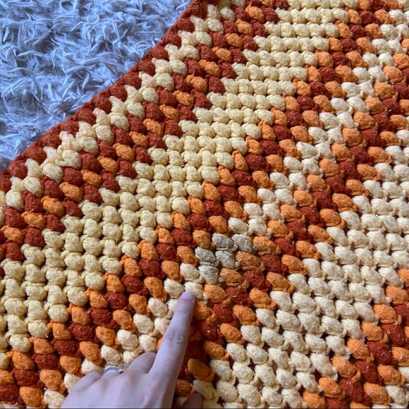 Vintage afghan throw blanket - Picture 3 of 6